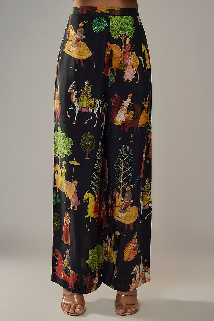 Black Crepe Co-Ord Set