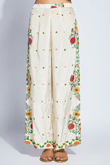 Ivory Crepe Kite Kaftan Set