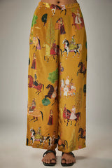 Mango Yellow Crepe Co-Ord Set