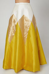 Mustard Embroidered Lehenga Set