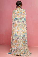 Ivory Embroidered Lehenga Set